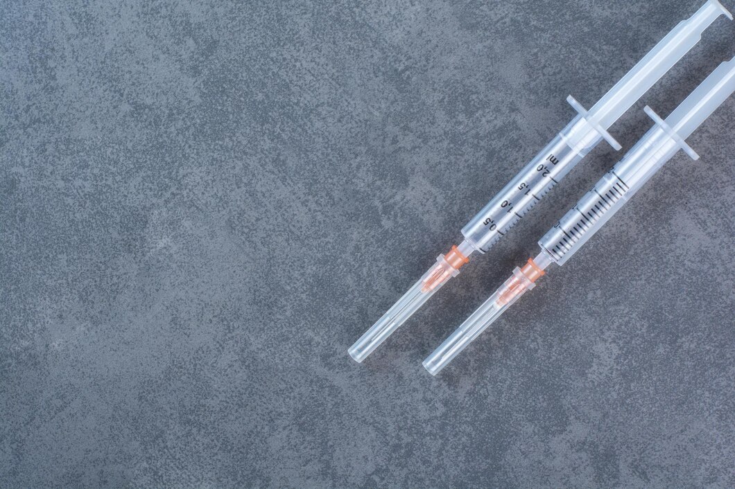 Peptide vials and syringes